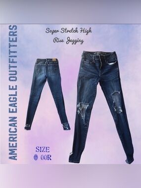 American Eagle High Rise Jegging 
Super Stretch
Size 00